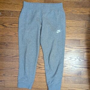 Nike Club Fleece Heather Gray Sweatpants Sz M Like New